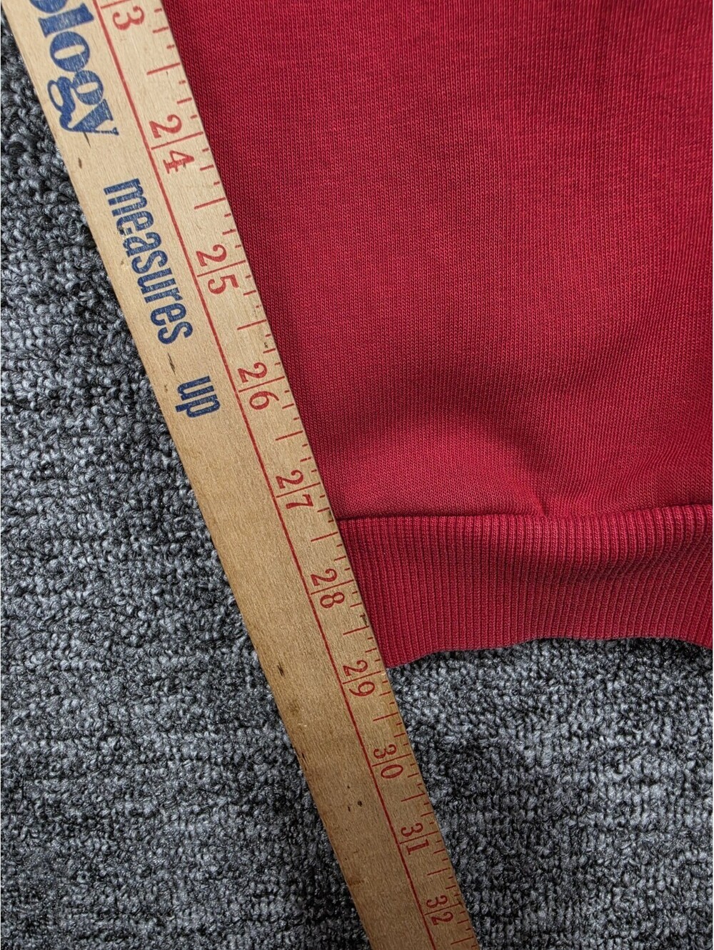 MILLION 400 Men's Red Fleece Jogger Sweatpants Embroidered Pockets XL - Picture 9 of 16